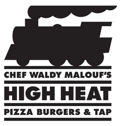 CHEF WALDY MALOUF'S HIGH HEAT PIZZA BURGERS & TAP logo