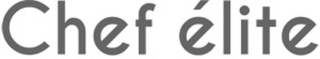 CHEF ÉLITE logo