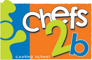 CHEFS 2 B COOKING SCHOOL logo