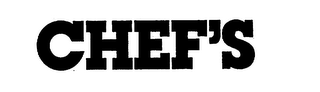 CHEF'S logo