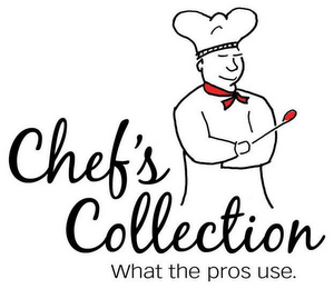 CHEF'S COLLECTION " WHAT THE PROS USE" logo