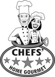 CHEFS' HOME GOURMET logo
