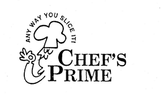 CHEF'S PRIME ANY WAY YOU SLICE IT! logo