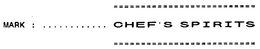 CHEF'S SPIRITS logo