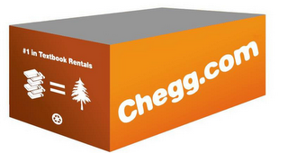 CHEGG.COM #1 IN TEXTBOOK RENTALS logo