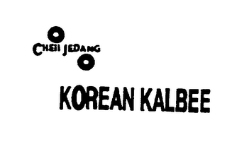 CHEIL JEDANG KOREAN KALBEE logo