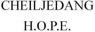 CHEILJEDANG H.O.P.E. logo