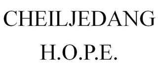 CHEILJEDANG H.O.P.E. logo