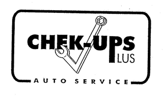 CHEK-UPS PLUS AUTO SERVICE logo