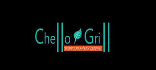 CHELLO GRILL MEDITERRANEAN CUISINE logo
