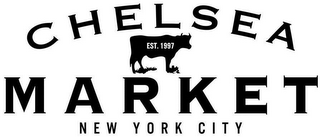 CHELSEA MARKET EST. 1997 NEW YORK CITY logo