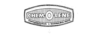 CHEM-O-LENE CHEMICAL GAS PRODUCTS SOUTHFIELD MICH.48075 logo