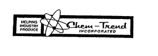 CHEM-TREND INCORPORATED HELPING INDUSTRY PRODUCE logo