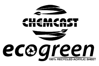 CHEMCAST ECOGREEN 100% RECYCLED ACRYLIC SHEET logo