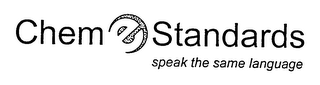 CHEMESTANDARDS SPEAK THE SAME LANGUAGE logo