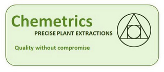 CHEMETRICS PRECISE PLANT EXTRACTIONS QUALITY WITHOUT COMPROMISE logo