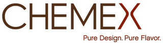 CHEMEX PURE DESIGN. PURE FLAVOR. logo