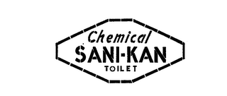 CHEMICAL SANI-KAN TOILET logo