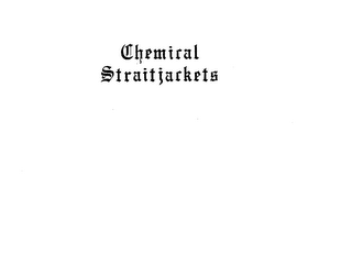 CHEMICAL STRAITJACKETS logo