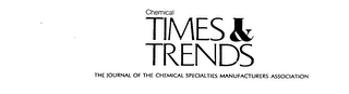 CHEMICAL TIMES & TRENDS THE JOURNAL OF THE CHEMICAL SPECIALTIES MANUFACTURERS ASSOCIATION logo