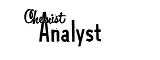 CHEMIST ANALYST logo