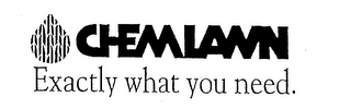CHEMLAWN EXACTLY WHAT YOU NEED.