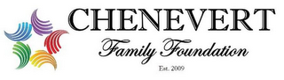 CHENEVERT FAMILY FOUNDATION EST. 2009 logo