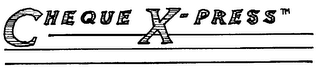 CHEQUE X-PRESS logo