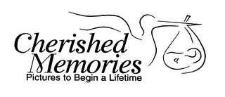 CHERISHED MEMORIES PICTURES TO BEGIN A LIFETIME logo