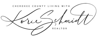 CHEROKEE COUNTY LIVING WITH KORIE SCHMIDT REALTOR logo