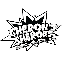 CHERON'S SHEROES CELEBRATING THE SUPERHERO IN YOU logo