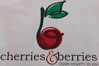 CHERRIES & BERRIES DOOR COUNTY, WI USA logo