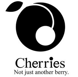 CHERRIES NOT JUST ANOTHER BERRY. logo