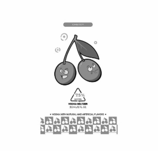 CHERRY 7.5% ALC/VOL VODKA SELTZER 355 ML/12 FL. OZ. VODKA WITH NATURAL AND ARTIFICIAL FLAVORS logo