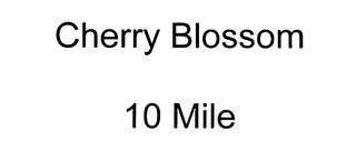 CHERRY BLOSSOM 10 MILE logo