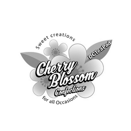 CHERRY BLOSSOM CONFECTIONS SWEET CREATIONS FOR ALL OCCASIONS DCTEAPAD logo