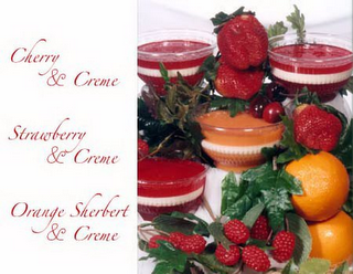 CHERRY & CREME STRAWBERRY & CREME ORANGE SHERBERT & CREME logo