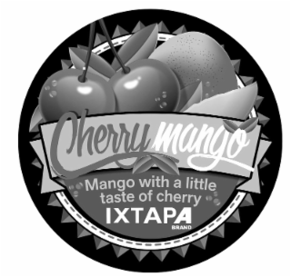 CHERRY MANGO MANGO WITH A LITTLE TASTE OF CHERRY IXTAPA BRAND logo