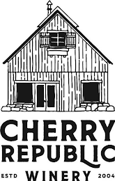 CHERRY REPUBLIC WINERY ESTD 2004 logo