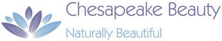 CHESAPEAKE BEAUTY NATURALLY BEAUTIFUL logo