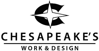 CHESAPEAKE'S WORK & DESIGN logo