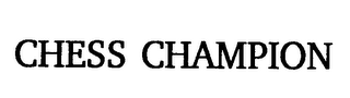CHESS CHAMPION