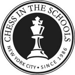 CHESS IN THE SCHOOLS NEW YORK CITY · SINCE 1986 logo