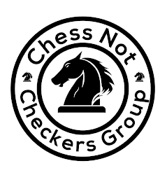 CHESS NOT CHECKERS GROUP logo