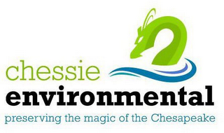 CHESSIE ENVIRONMENTAL PRESERVING THE MAGIC OF THE CHESAPEAKE logo