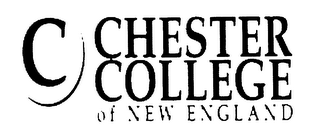 CHESTER COLLEGE OF NEW ENGLAND logo
