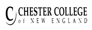 CHESTER COLLEGE OF NEW ENGLAND logo