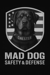 CHESTER MAD DOG SAFETY & DEFENSE logo