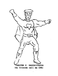 CHESTER P. RESUSCITATOR (MY FRIENDS CALL ME CPR) logo
