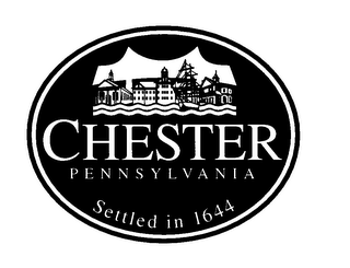 CHESTER PENNSYLVANIA SETTLED IN 1644 logo